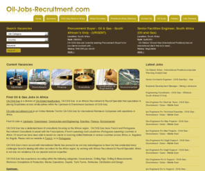 oil-recruitment-jobs.com: CA Oil & Gas Jobs Africa Petroleum Job Board Recruitment International Drillers
Find Oil & Gas Jobs in Africa from International Companies and Oil & Gas Recruitment Services in the following Petroleum disciplines – Upstream, Downstream, Construction, Engineering, Finance, Executive, Environmental 