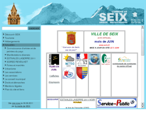 seix.fr: Ville de SEIX - Actualités
Site officiel de la Ville de Seix, Ariège, France