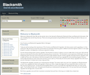 blacksmithzone.com: Blacksmith | Blacksmith Records | Blacksmith Talib | Blacksmithzone.com
Welcome to Blacksmith Zone! We are the premier site on the Internet for Blacksmith, Blacksmith Gear and Blacksmith Information. We are completely free and will stay that way. There are some great