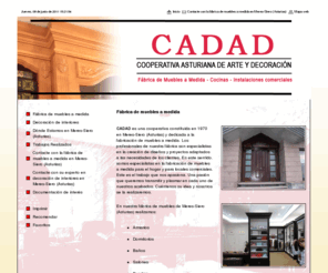 cadad.net: Fábrica de muebles a medida en Meres-Siero (Asturias)         
Empresa dedicada a la fabricación de muebles a medida Empresa dedicada a la fabricación de muebles a medida