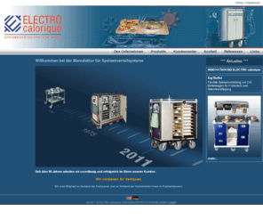 electro-calorique.com: Electro Calorique: Willkommen bei der Manufaktur für Speisenverteilsysteme
