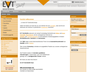 evt-shop.com: EVT Dichtstoffe GmbH Onlineshop - www.evt-shop.com
Im Onlineshop der EVT Dichtstoffe GmbH erhalten Sie hochwertige Dichtstoffe, PU-Schäume, Dichtbänder, Verarbeitungsgeräte und ein umfangreiches Angebot an Zubehör für die Bereiche Fensterbau, Sanitärverfugung, Fassaden- und Metallbau.