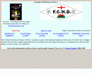 fchd.info: Football Club History Database Index
