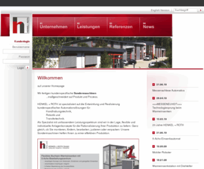 henkel-roth.com: Montagevorrichtung - Montageanlagen - Sondermaschinenbau - Portalroboter
Montagevorrichtung, Montageanlagen sowie Sondermaschinenbau und Portalroboter finden Sie hier bei unserem profesionellem Team auf www.henkel-roth.com. Bei uns finden Sie auch Mobile Roboter.