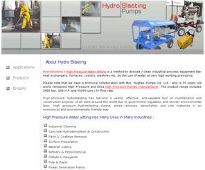 hydroblastingpump.com: Hydro Blasting Pumps and Equipments, Hydro Blaster Machines - PressureJet
Hydroblasting / High Pressure Water Jetting is a method to descale / clean industrial process equipment like heat exchangers, furnaces, coolers, pipelines etc..by the use of water at very high working pressures. 