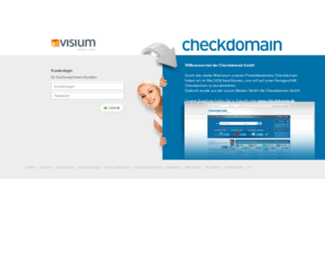 visium.de: Checkdomain GmbH - Domains und Webhosting
Weltweite Domainsuche, Domainregistrierung und Webhosting zu günstigen Preisen