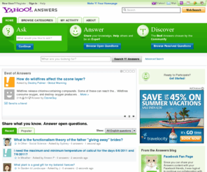 yahooideas.com: Yahoo! Answers - Home
Yahoo! Answers is a new way to find and share information. You can ask questions on any topic, get answers from real people, and share your insights and experience.