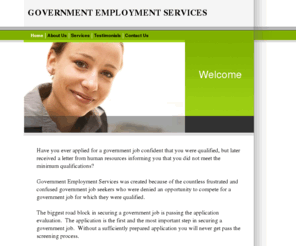 governmentemploymentservices.com: Home
Professional Service