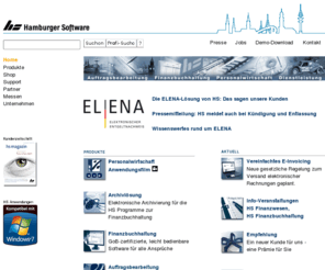 hamburgersoftware-forum.net: HS Programme zur Auftragsbearbeitung, Finanzbuchhaltung und Personalwirtschaft
Auf diesen Seiten erfahren Sie alles über die Programme zur Auftragsbearbeitung, Finanzbuchhaltung und Personalwirtschaft von HS - Hamburger Software GmbH & Co. KG