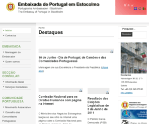 embassyportugal.se: Destaques
Information about Portugal, Information om Portugal och att resa dit