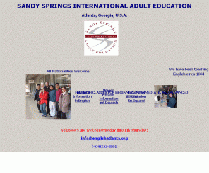 englishatlanta.org: SANDY SPRINGS INTERNATIONAL ADUL
