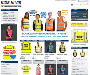 kidshivis.co.uk: Kids Hi Vis.co.uk - Childrens & Adults Hi Vis Vests - Only £1.98
Kids & adults high visibility vests - Kids hi vis vests only £1.98 - Printed hi vis vests from £3.99 - Ideal for schools & workwear!