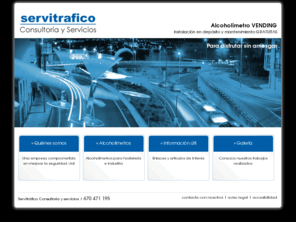 servitrafico.es: SERVITRAFICO: ALCOHOLÍMETRO VENDING
Instalación en depósito y mantenimiento gratuitos de Alcoholímetro vending 