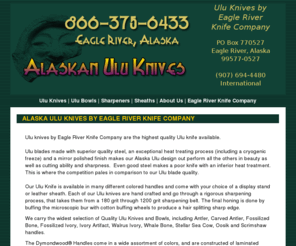 alaskanulu.com: Ulu Knives by Eagle River Knife Company - Alaska Ulu
