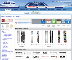 cheapmensskis.com: Mens Skis
Mens skis from Rossignol, Salomon, Atomic, Volkl, and more. uaranteed lowest prices on mens skis.