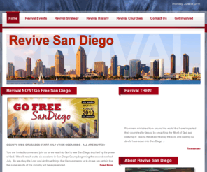 revivesandiego.org: Welcome to Revive San Diego
San Diego, California Revival