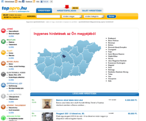 topapro.hu: Ingyenes hirdetések - topapro.hu
Ingyenes hirdetések a topapro-n az ország minden részéről. Adj el és vásárolj bármit egyetlen helyen könnyen, gyorsan és biztosan.