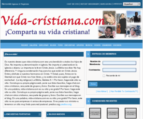 vida-cristiana.com: vida-cristiana.com
vida-cristiana es su sito para compartir con la  comunidad cristiana, Haga amigos por su propia red personal.  Hay gozo en nuestras amistades cristianas, Comparta la vida cristiana por su  blog cristiano, fotos cristianos, mensajes cristianos, y  testamonios