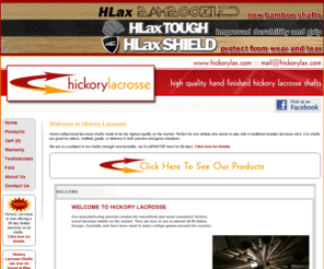 woodlacrosseshafts.com: Hickory Lacrosse - Wood Lacrosse Shafts - High Quality and Hand Finished
Manufacturing high quality, hand-finished hickory wooden lacrosse shafts. Available in short pole (attack), long pole (defense), box pole, and goalie.