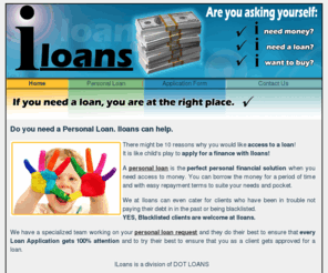 iloans.co.za: Personal Loan Blacklisted Finance Online - I Loans
Personal Loan? Blacklisted is no problem. Iloans can help with your personal finance problems