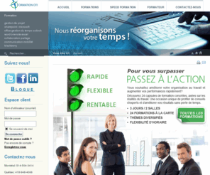 speedformation.com: Passez à l'action
Formation OTI: Spécialiste en gestion du temps et en informatique