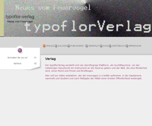 typoflor-verlag.com: typoflor-verlag - Verlag
