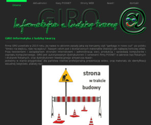 giro.net.pl: GIRO Informatyka z ludzką twarzą
Opis strony