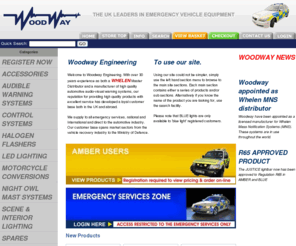 whelen-online.com: Woodway Engineering - emergency vehicle lighting
Woodway Engineering UK manufacturers and suppliers of lighting, sirens and accessories for emergency vehicles