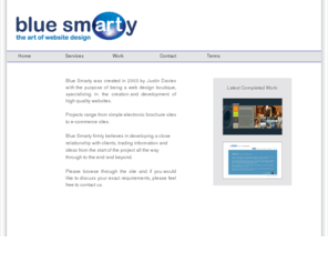 blue-smarty.co.uk: Blue Smarty - Web Design and Maintenance - Home Page
Blue Smarty - Web Design and Management