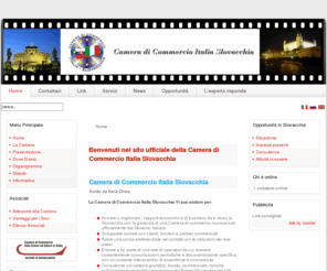 camcomit-sk.com: Benvenuti nel sito ufficiale della Camera di Commercio Italia Slovacchia
Camera di Commercio Italia Slovacchia.
commercio estero, importazione, esportazione, industria, agroalimentare, tecnica, servizi