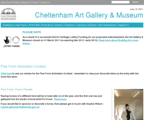 cheltenhammuseum.org.uk: Welcome to Cheltenham Art Gallery & Museum
My Description