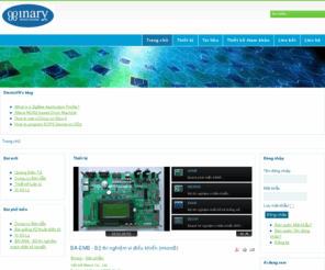 dientuvn.com: Trang chủ
This site is owned by Department of Electronics Engineering and Binary Co., Ltd. Products, knowledges, lectures on electronics, embedded systems, microcontrollers, microprocessors, advanced digital logic design are subjects of this.