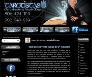 tarotistas.es: Tarot 806 42 41 03 Tarot SMS Y también visa | TAROTISTAS .es
Blog de tarot online de Antonia Moyano, donde Podrás leer los artículos de nuestras tarotistas. Podrás además hacer consultas de Tarot a través de 806, sms o visa.