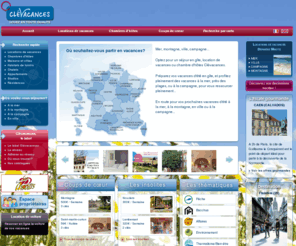 clefs-vacances.com: Locations de vacances et saisonnières, chambres d'hôtes - Clévacances
Clévacances, locations de vacances et locations saisonnières, chambres d'hôtes, gîtes, maisons & villas de vacances labellisées partout en France. Réservez avec Clévacances.