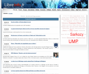 libreinformation.com: Libre Info, information et actualité en temps réel
Libre info : toute l'information heure par heure