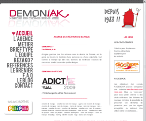 marquonline.com: Demoniak, l'agence des marques
Creer sa marque, nommer son produit, choisir le nom de la societe, demoniak, l'agence des marques