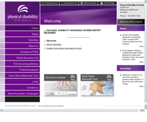 pda.org.au: Physical Disability Australia - Home - national disability peak organisation, physical disabilities
Physical Disability Australia is a national disability peak organisation acting as a change agent for the rights, views and beliefs of all Australians with a physical disability