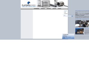 platenius.com: Platenius Federn - Startseite
Platenius Federn produziert Schenkelfedern, Doppelschenkelfedern, Druckfedern und Zugfedern aus qualitativ hochwertigen Werkstoffen. Unser Produktspektrum umfasst weiterhin neben Flachfedern auch Drahtbiegeteile und Sprengringe.