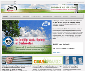 powerfarm.eu: Home - Powerfarm
Die Tuninger Biogasanlage wird seit 2007 von der Powerfarm Holding GmbH betrieben und ausgebaut. Die Qualität der Anlagentechnik wird durch unsere Zertifizierung bestätigt.