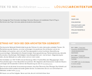 tektonik.net: TEK TO NIK Architekten - Home
TEK TO NIK Architekten