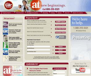 allentate.com: Allen Tate Real Estate
Real estate services for the Charlotte, Triad, Triangle NC and Upstate SC areas by Allen Tate Realtors.