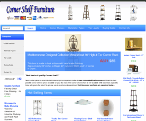 cornershelffurniture.com: Cheap Corner Shelf | Corner Shelves | Shelving Furniture
Cheap corner shelves for sale online. Buy your corner shelf or bookcase in lowest price and fast shipping here.