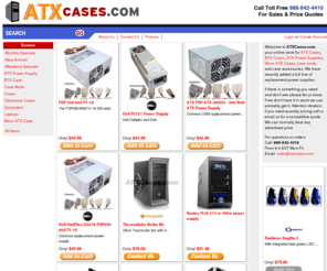 miamicase.com: ATXCases.com
ATXCases.com is an online store for ATX Cases, BTX Cases, ATX Power Supplies, Micro ATX Cases, case mods, case accessories and