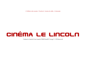 lelincoln.com: Cinéma Le Lincoln
Cinéma Le Lincoln, Paris