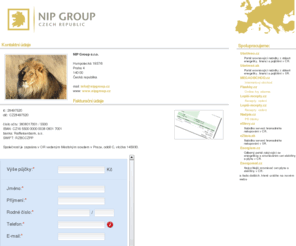 nipgroup.cz: NIP Group s.r.o., Czech Republic
Internetové stránky společnosti NIP Group s.r.o.