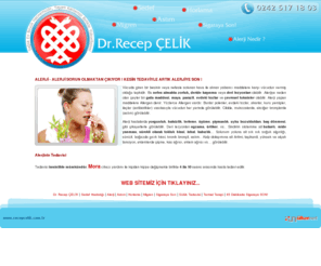 alerjitedavisi.net: DR. RECEP ÇELİK - ALERJİ ARTIK HİÇ SORUN DEĞİL ! KESİN ÇÖZÜM DR. RECEP ÇELİK ALANYA ANTALYA
DR. RECEP ÇELİK www.recepcelik.com.tr