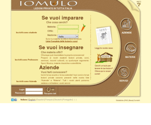 iomulo.com: ->  LEZIONI PRIVATE | IOMULO
LEZIONI PRIVATE e CORSI di inglese, italiano, matematica, storia, latino e tantissime altre, in tutte le città d'Italia