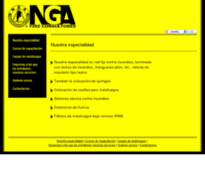 ngafireconsultores.com.ar: NGA Fire Consultores - Seguridad e higiene - Seguridad industrial
Ventas de matafuegos, fábrica, red contra incendio, cargas de matafuegos, capacitación, habilitaciones.