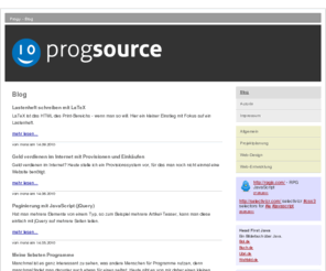 simghost.com: Blog › ProgSource
Programmierung, Web-Entwicklung mit PHP, JavaScript, HTML, CSS und XML - Tutorials, Artikel und Bücher.