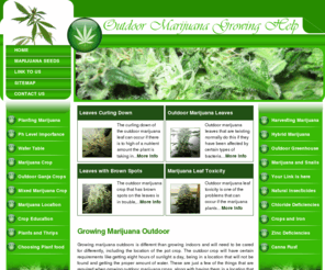 outdoormarijuanagrowinghelp.com: Growing Marijuana Outdoor | How to Grow Outdoor Marijuana Seeds Help
Growing marijuana outdoors is different than growing indoors. Get help on how to grow marijuana outdoor or cannabis seeds. Outdoor crop will have certain requirements - getting eight hours of sunlight a day, proper amount of water.